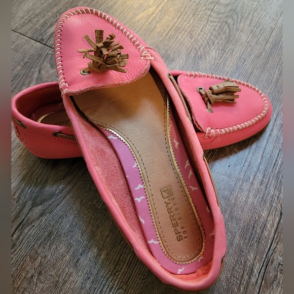 Sperry lSize7.5l 💗 Bright Pink Loafers - Picture 5 of 5